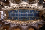 Carlisle Cathedral, Carlisle, Cumbria, England, UK;interior view of ceiling decoration