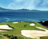 USA/California: Pebble Beach Golf Course at Monterey.
