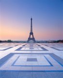 France, Paris, Eiffel Tower, dawn, 