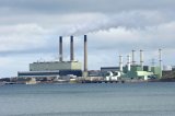 Ballylumford Power Station, Islandmagee,Larne,Northern Ireland,UK: view of power station.