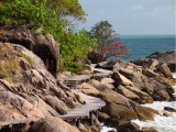 Coastal Path through rocks - Thailand