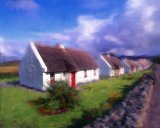 Republic of Ireland/Co.Galway/Connemara: Cottages at Tullycross (Digital Art