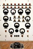 Instrument panel for Niels Bohrs cyclotron