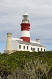 Cape Agulhas Lighthouse, at southern most point of Africa, Western Cape, South Africa,RSA.
