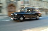 Black cab on High Street in Oxford