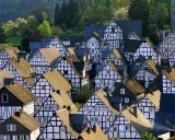 Germany/North-Rhine Westphalia: Picturesque village of Freudenberg 