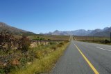 The N1 road heading south towards Worcester,  Western Cape, South Africa, Africa.
