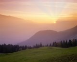 Austria/Tyrol: Evening over Inn Valley