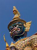 Monkey Guardian Statue detail at Grand Palace, Bangkok.