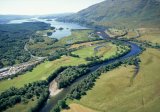 UK, Scotland, Strathclyde, aerial view over Loch Awe