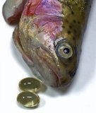 Rainbow Trout and Omega 3 Capsules (Fish Oil Capsules)