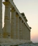 Greece, Athens, Parthenon at sunset