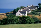 UK, Scotland, Aberdeenshire, Catterline, coastal cottages