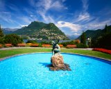 Switzerland/Ticino: Lake Lugano and Monte Bre